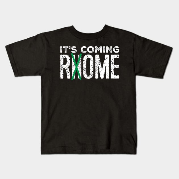 It's Coming Rome Kids T-Shirt by GIFTGROO